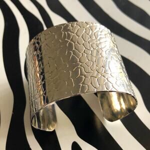 4 for $20 Stephan & Co. Textured Silver Bangle